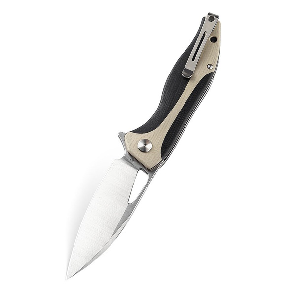 Нож Bestech Komodo (сталь D2, рукоять G10) черный/бежевый