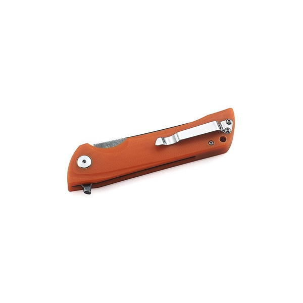 Нож Bestech Paladin (сталь D2, рукоять G10) оранжевый, blackwash + satin обработка