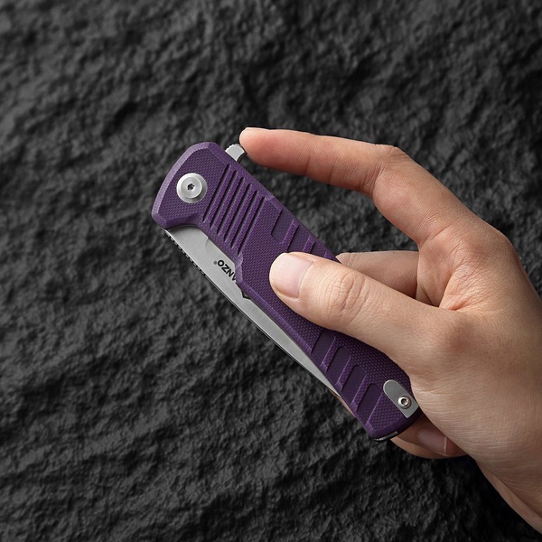 Нож Ganzo G769 (сталь D2) фиолетовый