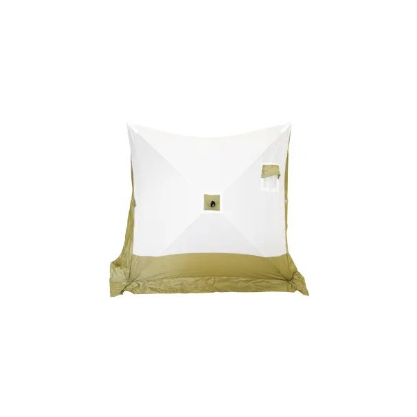 Палатка для зимней рыбалки Следопыт 2-скатная оливковый/белый