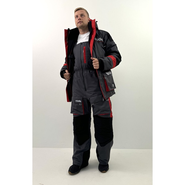 Костюм Crodis Грант (- 45°C) графит/красный