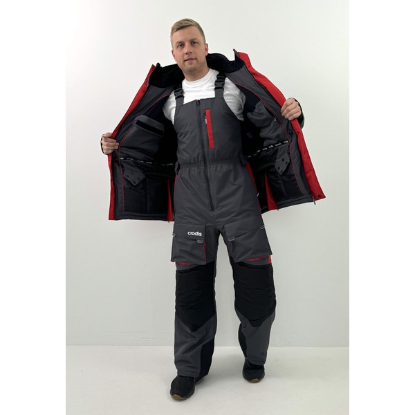 Костюм Crodis Грант (- 45°C) графит/красный