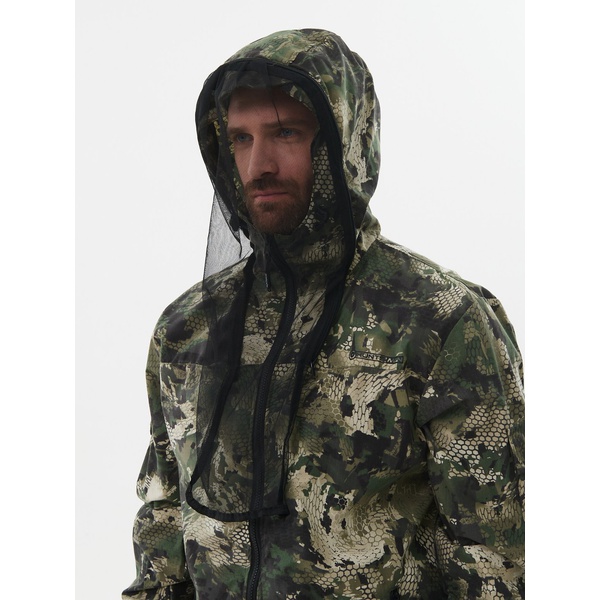 Костюм Huntsman Стрелок Антимоскит зеленый питон, тк. смесовая сорочка