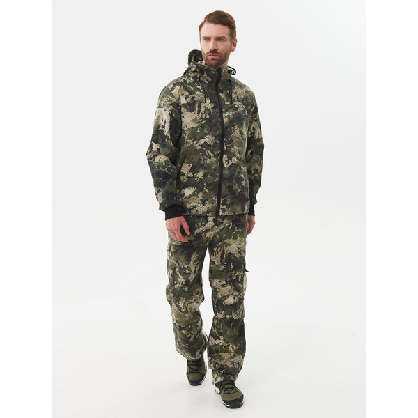 Костюм Huntsman Тайга-3, летний Зеленый питон, тк. твил пич