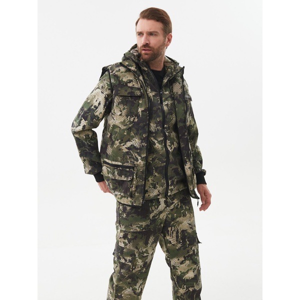 Костюм Huntsman Тайга-3, летний Зеленый питон, тк. твил пич