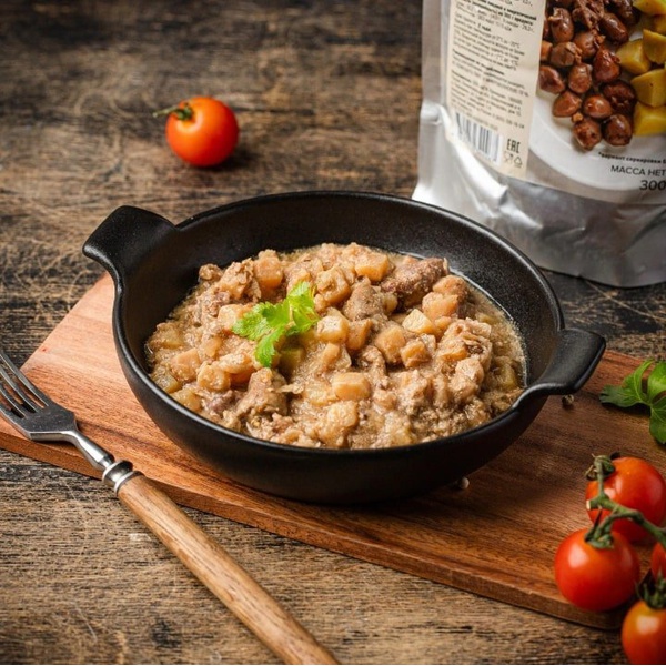 Готовое блюдо Кронидов Картофель с куриными сердечками 300 г