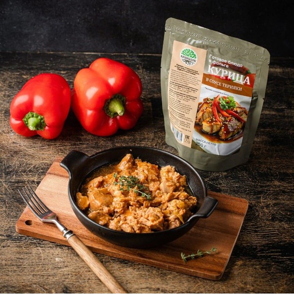Готовое блюдо Кронидов Курица в соусе терияки 250 г