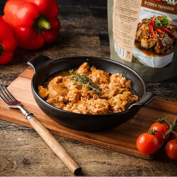 Готовое блюдо Кронидов Курица в соусе терияки 250 г