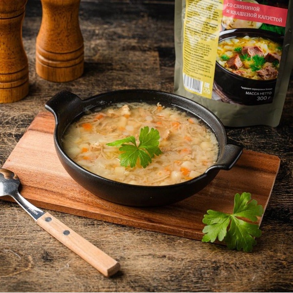 Готовое блюдо Кронидов Щи со свининой и квашеной капустой 300 г