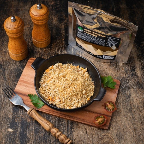 Сублимированный продукт Кронидов Каша гречневая с курицей 88 г