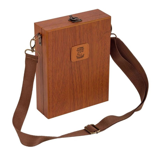 Набор-чемодан Helios Лучший рыбак (фляжка + 2 стопки + портсигар)