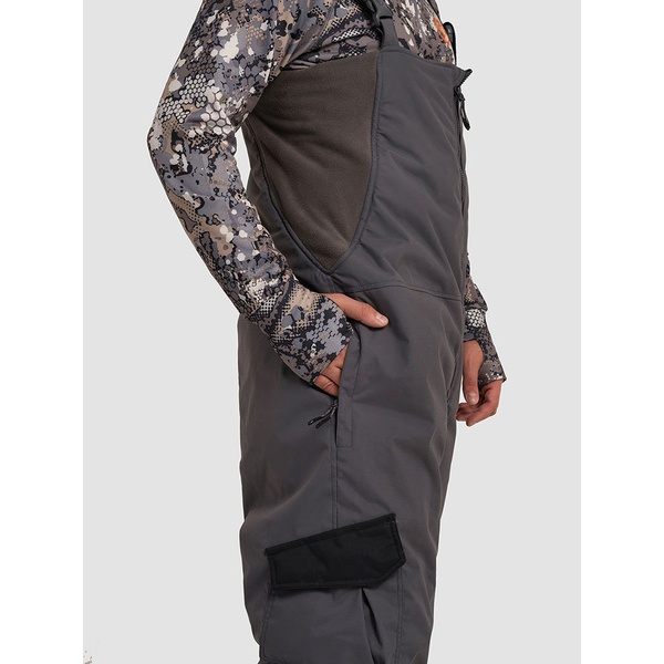 Костюм Тритон Strong -40 с полукомбинезоном (Таслан) серый/чёрный