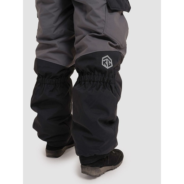 Костюм Тритон Strong -40 с полукомбинезоном (Таслан) серый/чёрный