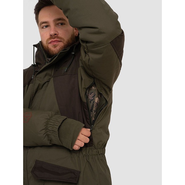 Костюм Тритон Strong -40 с полукомбинезоном (Таслан) хаки