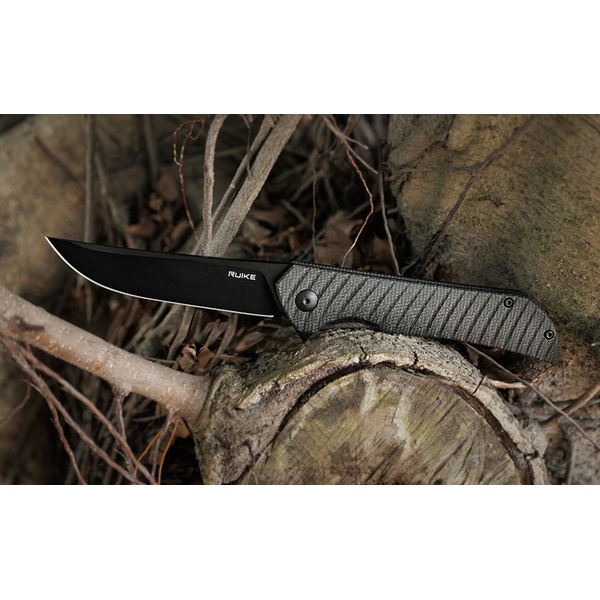 Нож Ruike P122 хаки, blackwash обработка