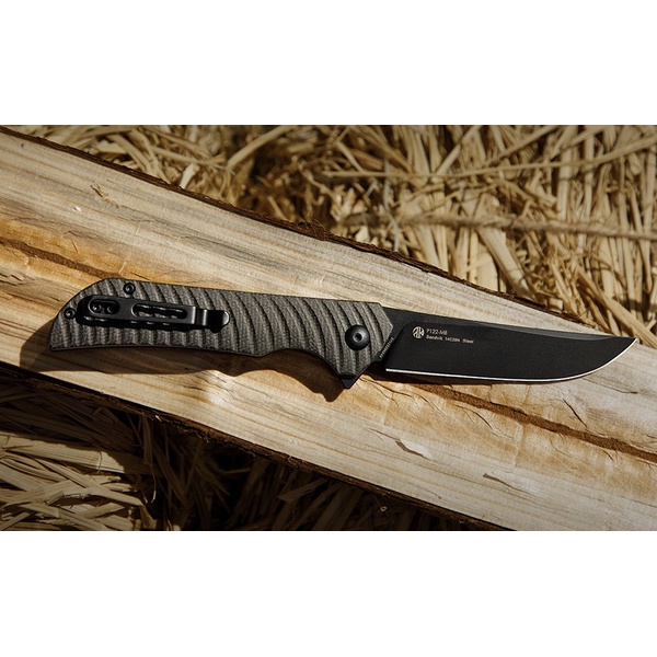 Нож Ruike P122 хаки, blackwash обработка