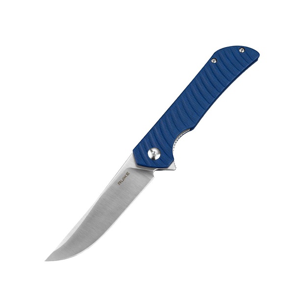 Нож Ruike P122 синий, satin обработка