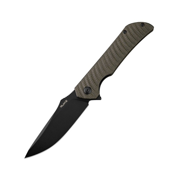 Нож Ruike P123 хаки, blackwash обработка