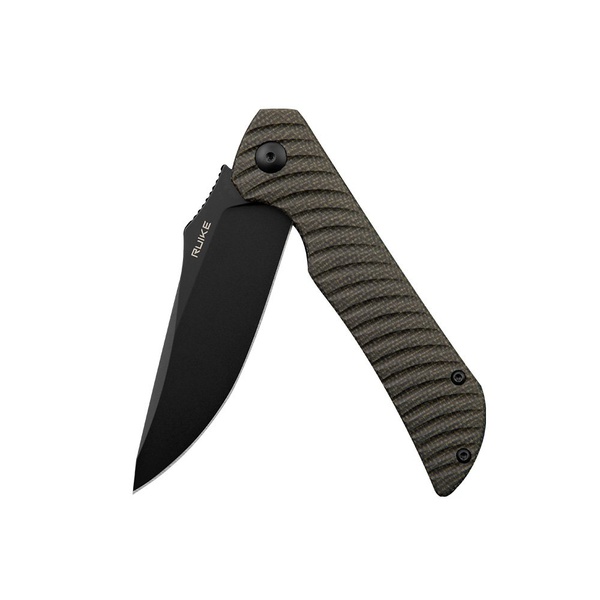 Нож Ruike P123 хаки, blackwash обработка