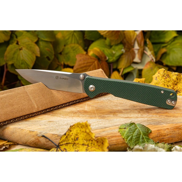 Нож складной Ganzo G6805 (сталь 8CR14) зеленый