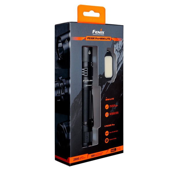 Набор фонарей Fenix тактический PD36R Pro + Mini-Lite