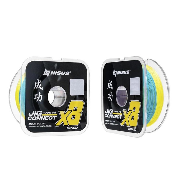 Шнур Nisus Jig Connect X8 PE Multicolor (150 м) 0.14 мм