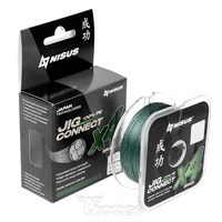 Шнур Nisus Jig Connect X4 PE Dark Green (150 м) 0.08 мм