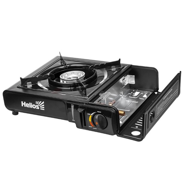 Плита газовая Helios HS-BDZ-155-B (с переходником, в кейсе)