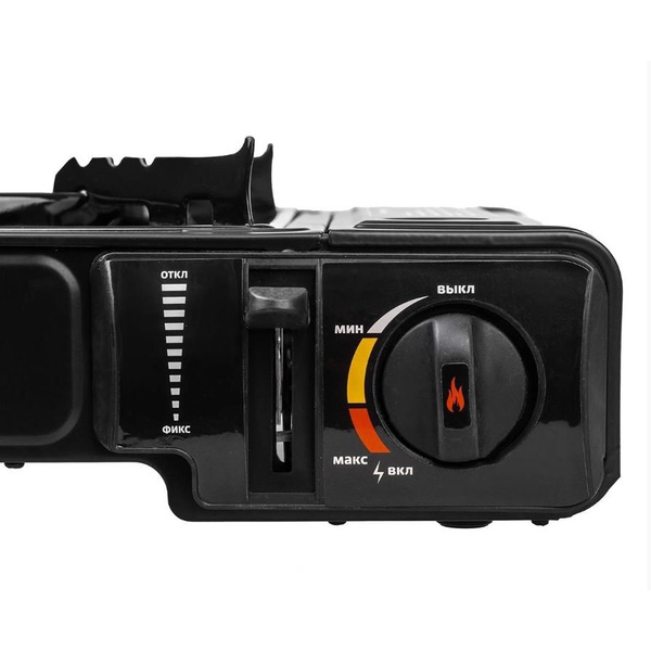 Плита газовая Helios HS-BDZ-155-B (с переходником, в кейсе)