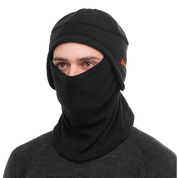 Комплект Nisus Avior (шапка с ушками, бафф) черный