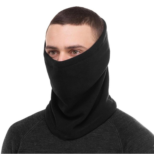 Комплект Nisus Avior (шапка с ушками, бафф) черный