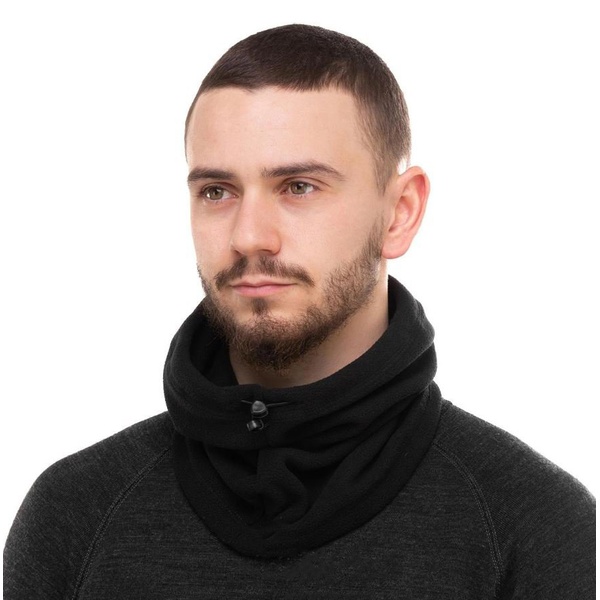 Комплект Nisus Avior (шапка с ушками, бафф) черный