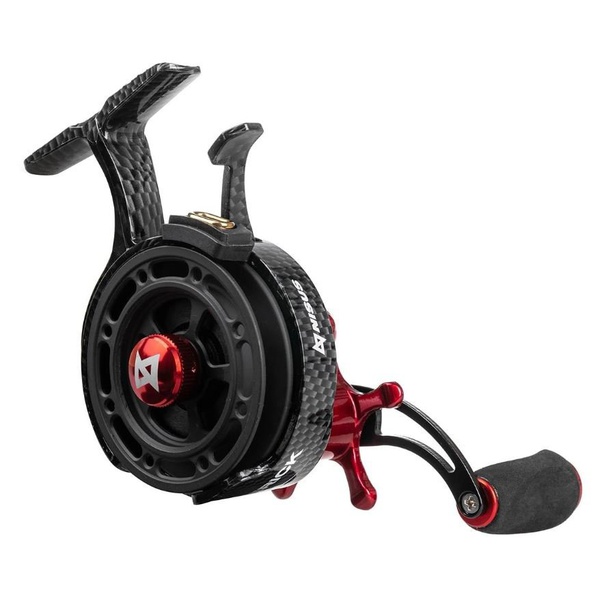 Катушка зимняя Nisus Maverick LH черный графит