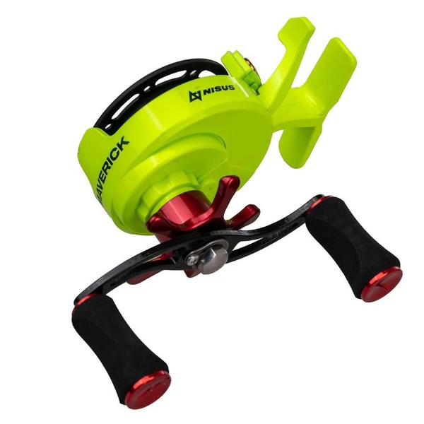 Катушка зимняя Nisus Maverick LH салатовый