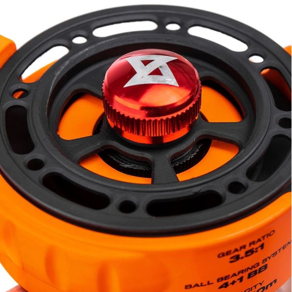 Катушка зимняя Nisus Maverick LH оранжевый