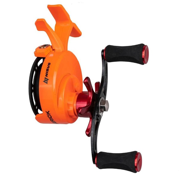 Катушка зимняя Nisus Maverick LH оранжевый