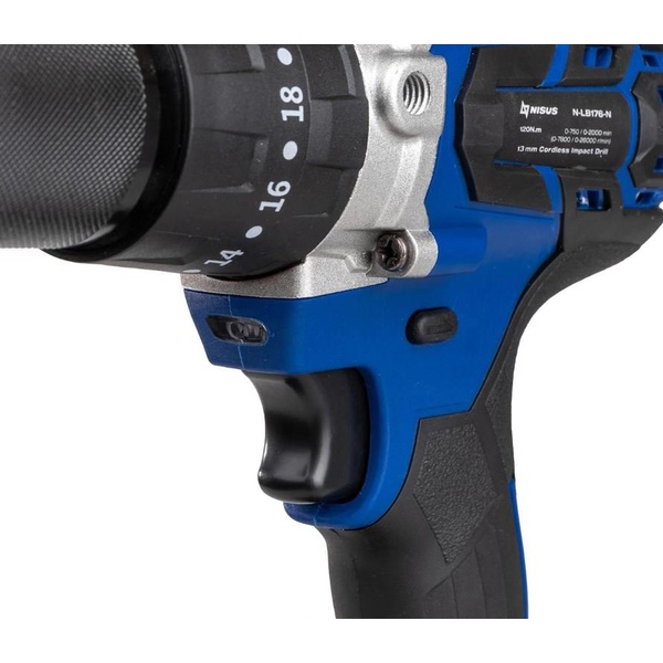 Шуруповерт-электробур Nisus N-LB176-N (18V 6A 120 Нм)