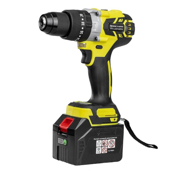 Шуруповерт-электробур Nisus N-LB176S (18V 6A 150 Нм)