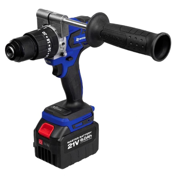 Шуруповерт-электробур Nisus N-CJ-1001 (21V 6A 120 Нм)