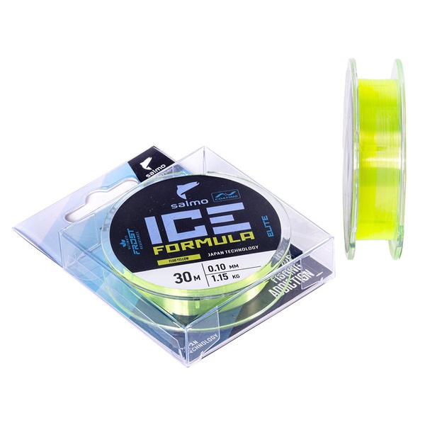 Леска монофильная Salmo Elite Ice Formula Fluo Yellow, 030/010