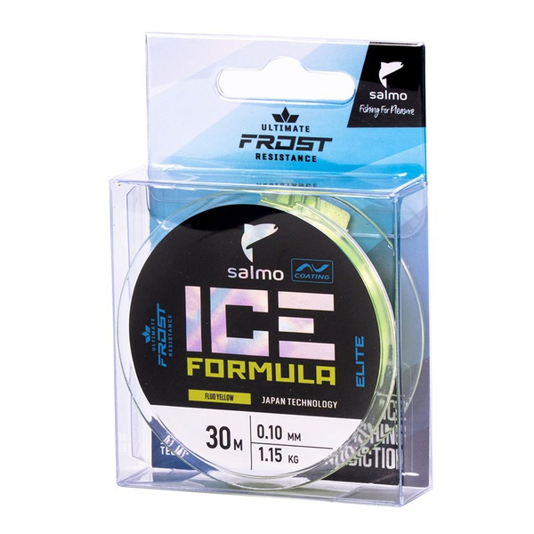 Леска монофильная Salmo Elite Ice Formula Fluo Yellow, 030/010