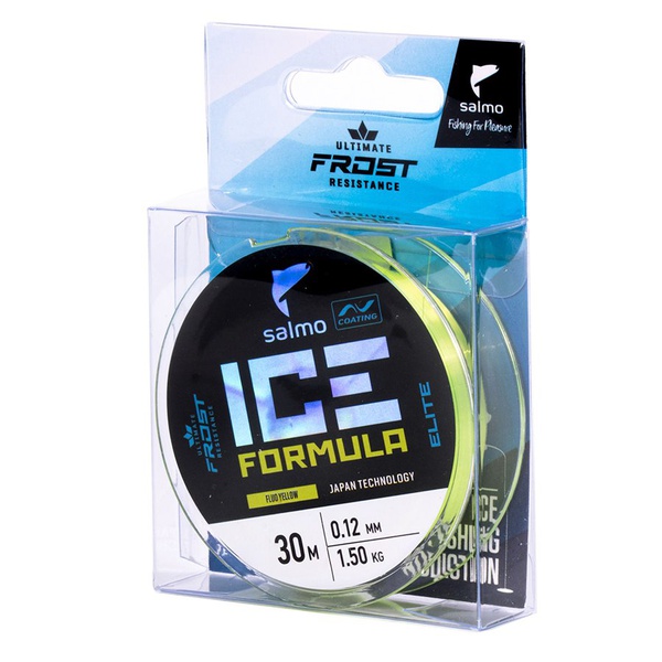Леска монофильная Salmo Elite Ice Formula Fluo Yellow, 030/012