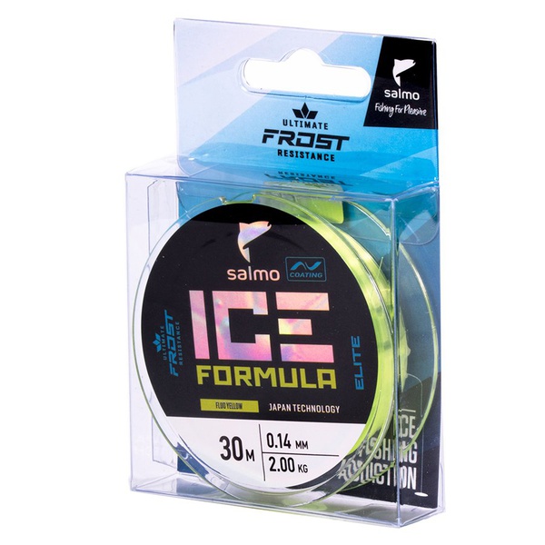 Леска монофильная Salmo Elite Ice Formula Fluo Yellow, 030/014