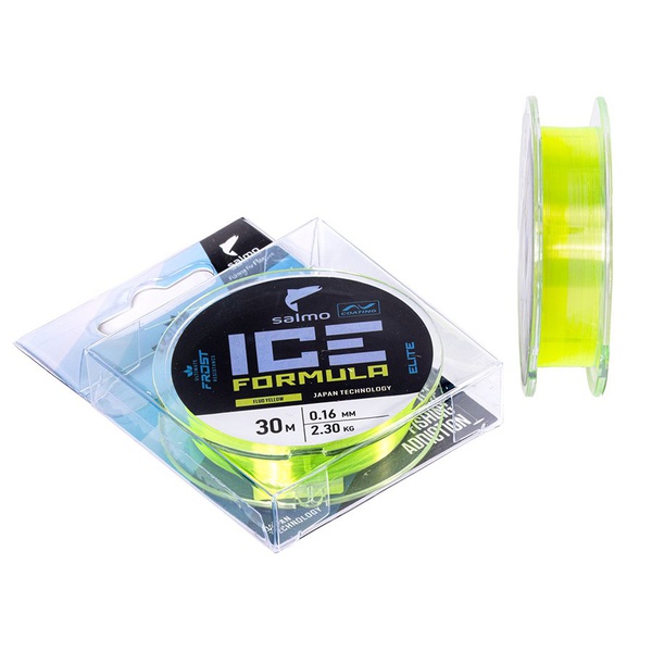 Леска монофильная Salmo Elite Ice Formula Fluo Yellow, 030/016