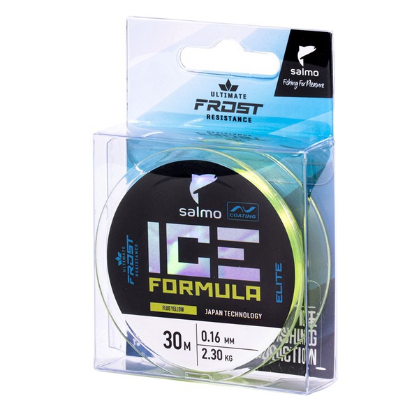 Леска монофильная Salmo Elite Ice Formula Fluo Yellow, 030/016
