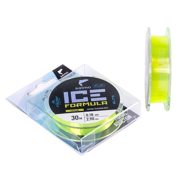 Леска монофильная Salmo Elite Ice Formula Fluo Yellow, 030/018