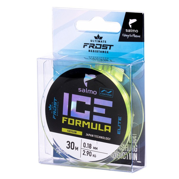 Леска монофильная Salmo Elite Ice Formula Fluo Yellow, 030/018