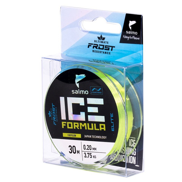 Леска монофильная Salmo Elite Ice Formula Fluo Yellow, 030/020