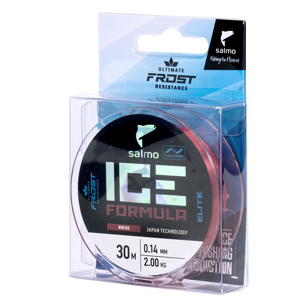 Леска монофильная Salmo Elite Ice Formula Wine Red, 030/014