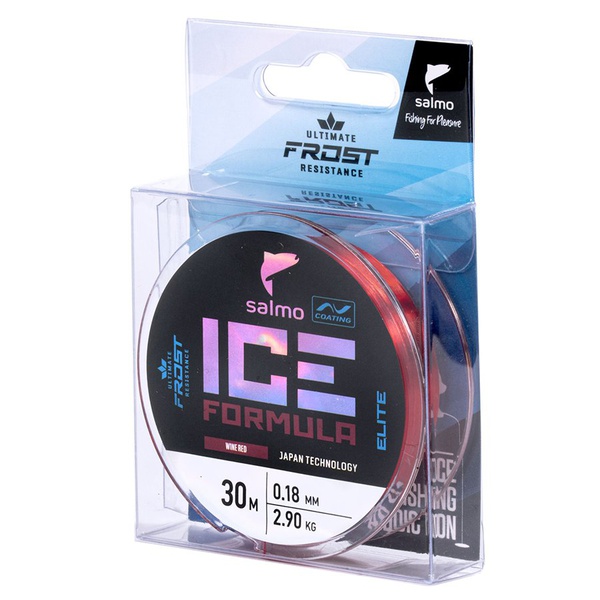 Леска монофильная Salmo Elite Ice Formula Wine Red, 030/018